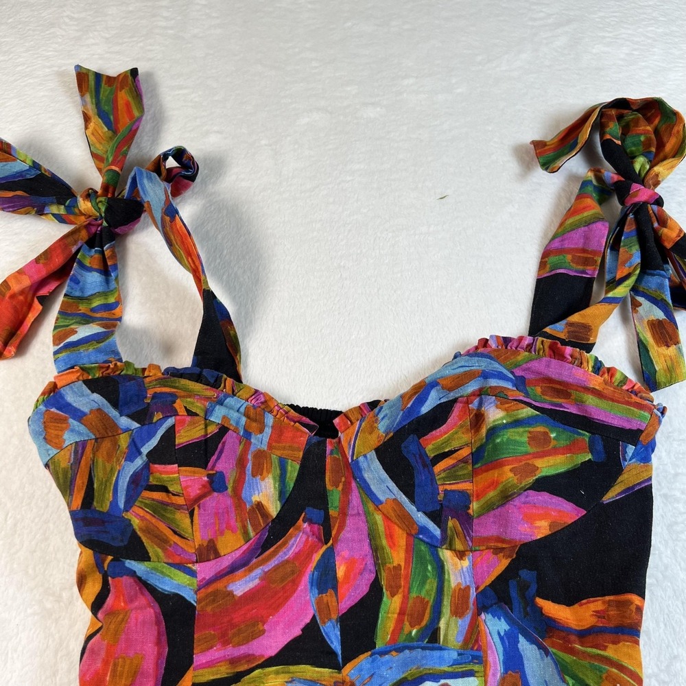 FARM Rio Multicolor Tropical Print Mini Dress - Picture 2 of 11